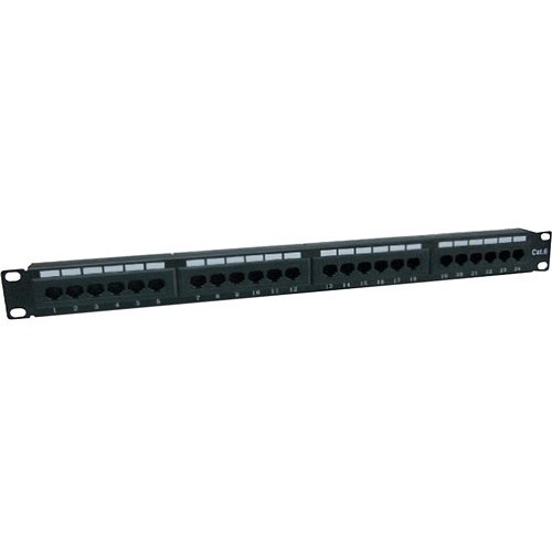 Addon ADD-PPST-24P110C6 Patch Panels Addon 19-inch Cat6 24-port Straight Patch Panel With 110-type 1u - 100% Compatible And Guaranteed To Addppst24p110c6 821455143810