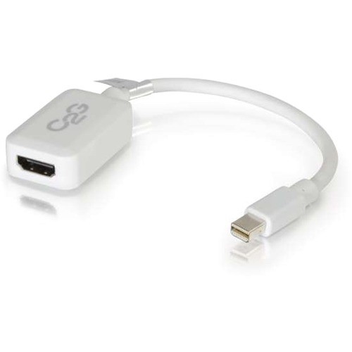 C2g 54314 Cables C2g Mini Displayport To Hdmi Adapter - White - Hdmi/mini Displayport For Audio/video Device - 8" - 1 818242813582