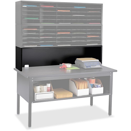 Safco 7752BL Furniture Accessories Safco E-z Sort Riser - 57.50" Width X 13" Depth X 14" Height - Steel - Black - 1 Each (7752bl) (saf7 SAF7752BL 073555775228
