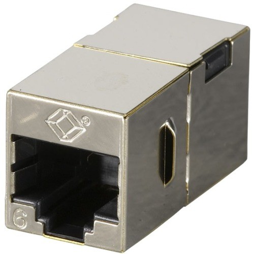 Black Box FM608-10PAK Connector Adapters Black Box Cat.6 Coupler - Shielded, Straight-pin, Office Silver, 10-pack - 10 Pack - 1 X 8-pin Rj-45 Fm60810pak 724627148456