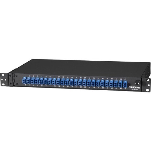 Black Box JPM385A Patch Panels Black Box Rackmount Preloaded Fiber Enclosure 1u, (24) Duplex Lc Pair - 24 Port(s) - 24 X Duplex - 1 011650921102