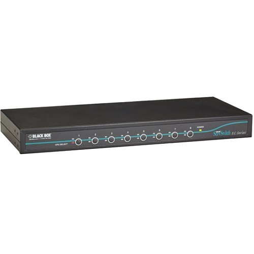 Black Box KV9508A KVM Switchboxes Black Box Servswitch Ec For Dvi + Usb Servers And Dvi + Usb Console, 8-port - 8 Computer(s) - 1 Loca 822088072164