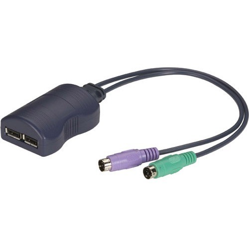 Black Box KVUSB-PS2 Cables Black Box Usb Keyboard To Ps/2 Computer Converter - (ps/2)/usb Data Transfer Cable For Keyboard, Mou Kvusbps2 641676289520