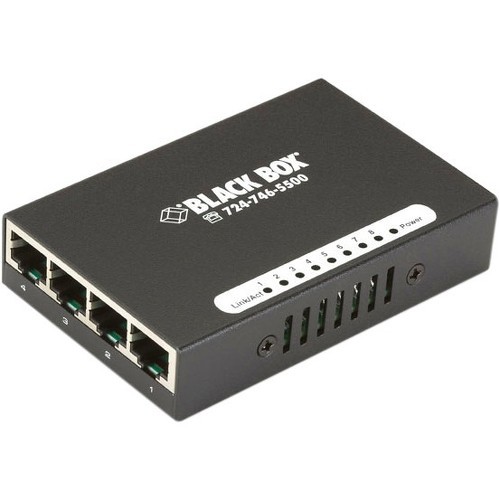 Black Box LBS008A Switches & Bridges Black Box Usb-powered 10/100 8-port Switch - 8 Ports - 10/100base-tx - Taa Compliant - 2 Layer Suppo 039514480602