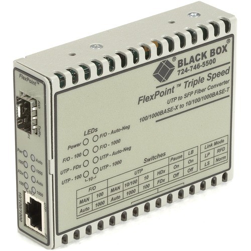 Black Box LMC1017A-SMSC Transceivers/Media Converters Black Box Flexpoint Lmc1017a-smsc Transceiver/media Converter - 1 X Network (rj-45) - 1 X Sc Ports - Lmc1017asmsc 787416088081