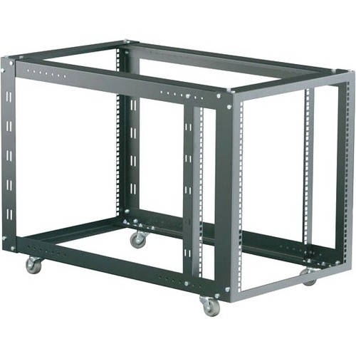 Black Box RMT625A Rack Equipment Black Box 4-post Modular Rack With Adjustable Rails - 12u Rack Height X 19" Rack Width - Floor Stand 093007389001
