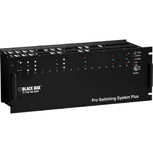 Black Box SM960A Switches & Bridges Black Box Pro Switching Gang Switch Chassis - 4u, 18-card Slot - Taa Compliant - 1 Layer Supported - 822088117308