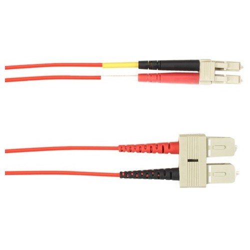 Black Box FOCMP50-010M-SCLC-RD Cables Black Box Fiber Optic Duplex Patch Network Cable - 32.80 Ft Fiber Optic Network Cable For Network De Focmp50010msclcrd 822088084105