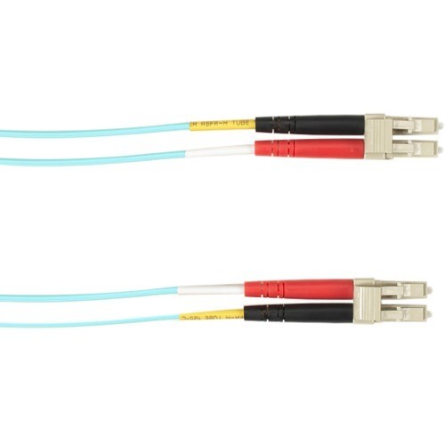 Black Box FOCMR10-005M-LCLC-AQ Cables Black Box Fiber Optic Duplex Patch Network Cable - 16.40 Ft Fiber Optic Network Cable For Network De Focmr10005mlclcaq 822088196761