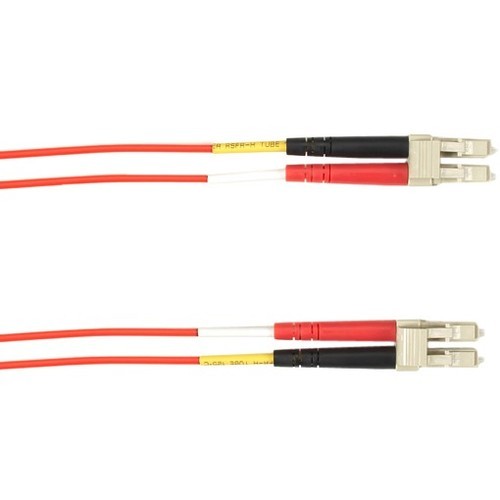 Black Box FOCMR50-001M-LCLC-RD Cables 1-m, Lc-lc, 50-micron, Multimode, Pvc, Red Fiber Optic Cable Focmr50001mlclcrd 822088089292