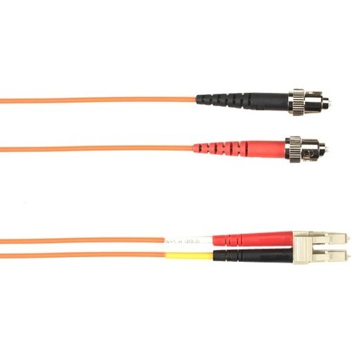 Black Box FOCMR62-001M-STLC-OR Cables Black Box Fiber Optic Duplex Patch Network Cable - 3.20 Ft Fiber Optic Network Cable For Network Dev Focmr62001mstlcor 822088091561
