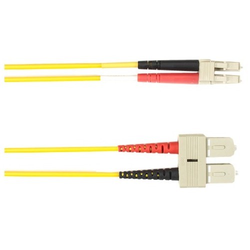 Black Box FOCMR62-003M-SCLC-YL Cables Black Box Fiber Optic Duplex Patch Network Cable - 9.80 Ft Fiber Optic Network Cable For Network Dev Focmr62003msclcyl 822088064183
