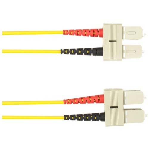 Black Box FOCMR62-005M-SCSC-YL Cables Black Box 5-m, Sc-sc, 62.5-micron, Multimode, Pvc, Yellow Fiber Optic Cable - 16.40 Ft Fiber Optic N Focmr62005mscscyl 
