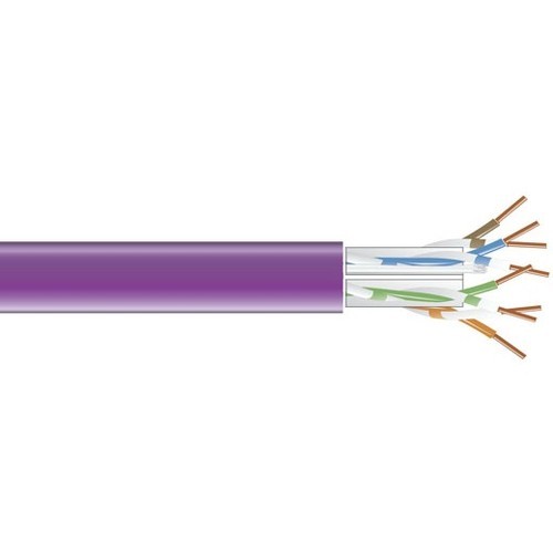 Black Box EYN864A-PB-1000 Cables Black Box Cat6 550-mhz Solid Bulk Cable Utp Cmr Pvc Purple 1000ft Pull-box - 1000 Ft Category 6 Netw Eyn864apb1000 093007493494
