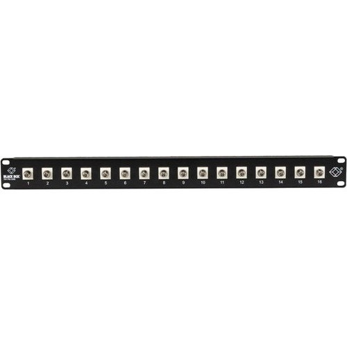 Black Box JPM395A Patch Panels Black Box Connect Fiber Patch Panel Kit - (16) Simplex St Adapters - 16 Port(s) - 16 X Simplex - 1u  822088077626