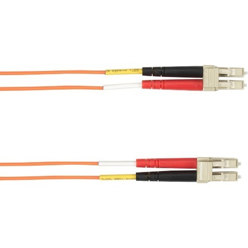 Black Box FOCMR62-010M-LCLC-OR Cables Black Box Fiber Optic Duplex Patch Network Cable - 32.80 Ft Fiber Optic Network Cable For Network De Focmr62010mlclcor 088564299337