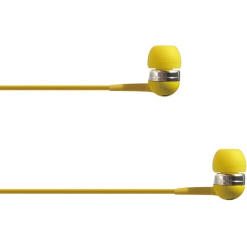 4xem 4XIBUDYL Headsets/Earsets Ear Bud Headphone Yellow 873791009893