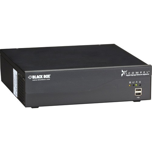 Black Box ICC-AP-100 Digital Signage Systems Black Box Icompel Digital Signage Cms Content Server And Software - 100 Player - Intel Xeon E3 - 16 Gb Iccap100 822088100515