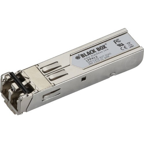 Black Box LFP412 Switch Modules Black Box Sfp, 1250-mbps Fiber With Extended Diagnostics, 1310-nm Multimode, Lc, 2 Km - For Optical  818275313950