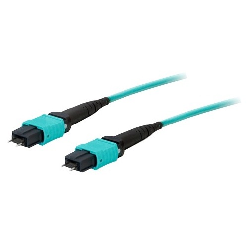 Addon ADD-MPOMPO-15M5OM4S Cables Addon 15m Mpo (female) To Mpo (female) 12-strand Aqua Om4 Straight Fiber Ofnr (riser-rated) Patch Ca Addmpompo15m5om4s 821455810927