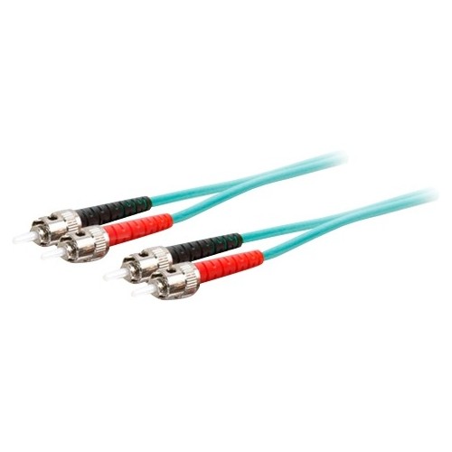 Addon ADD-ST-ST-3M5OM4 Cables Addon 3m St (male) To St (male) Aqua Om4 Duplex Fiber Ofnr (riser-rated) Patch Cable - 100% Compatib Addstst3m5om4 821455087268