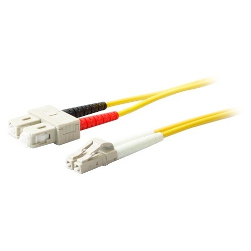 Addon ADD-SC-LC-8M9SMF Cables Addon 8m Lc (male) To Sc (male) Yellow Os2 Duplex Fiber Ofnr (riser-rated) Patch Cable - 100% Compat Addsclc8m9smf 736991661837
