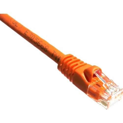 Axiom Memory C5EMB-O100-AX Cables Axiom 100ft Cat5e 350mhz Patch Cable Molded Boot (orange) - Category 5e For Network Device - Patch C C5embo100ax 845282087345