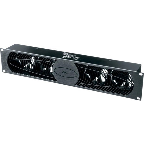 Middle Atlantic IUQFP-4RA Panels Middle Atlantic 100 Cfm Fan Panel, 27db, Anodized, 220 - 240vac - Steel - Brushed Black - 2u Rack He Iuqfp4ra 656747104435