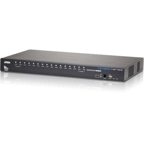 Aten CS17916 KVM Switchboxes Aten 16-port Usb Hdmi Kvm Switch-taa Compliant - 16 Computer(s) - 1 Local User(s) - 1920 X 1200 - 19 621102324063