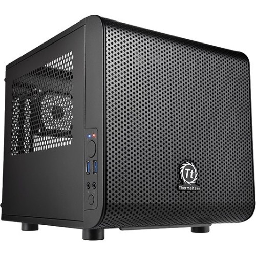 Thermaltake CA-1B8-00S1WN-00 Computer Cases Thermaltake Mini Chassis - Core V1 - Black - Spcc - 4 X Bay - 0 - Mini Itx Motherboard Supported - 5 Ca1b800s1wn00 317036983949
