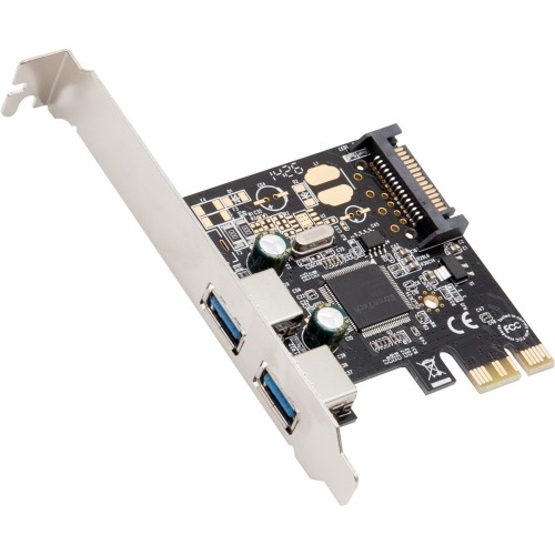Syba SD-PEX20158 USB/Firewire Adapters Syba Multimedia Usb3.0 Pcie Host Controller Card - Pci Express 2.0 X1 - Plug-in Card - 2 Usb Port(s) Sdpex20158 818215252189