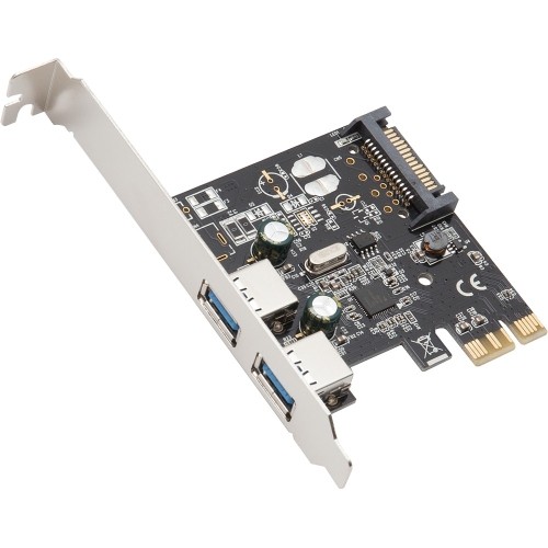 Syba SD-PEX20160 USB/Firewire Adapters Syba Multimedia Usb3.0 Pcie Host Controller Card - Pci Express 2.0 X1 - Plug-in Card - 2 Usb Port(s) Sdpex20160 818213529849