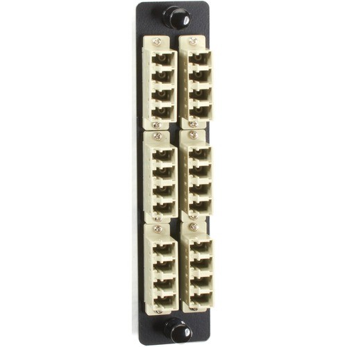 Black Box JPM467B-R2 Patch Panels Black Box High-density Multimode Fiber Adapter Panel - Ceramic Sleeve - 24 Port(s) - 24 X Duplex - B Jpm467br2 822088075738