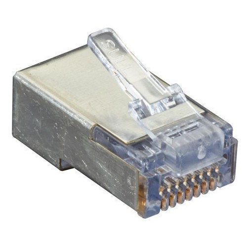 Black Box C5EEZSP-100PAK Cable Ends/Connectors Black Box Shielded Cat5e Ez-rj45 Modular Plugs, 100-pack - 100 Pack - 1 X Rj-45 Network Male - Taa C C5eezsp100pak 822088072256