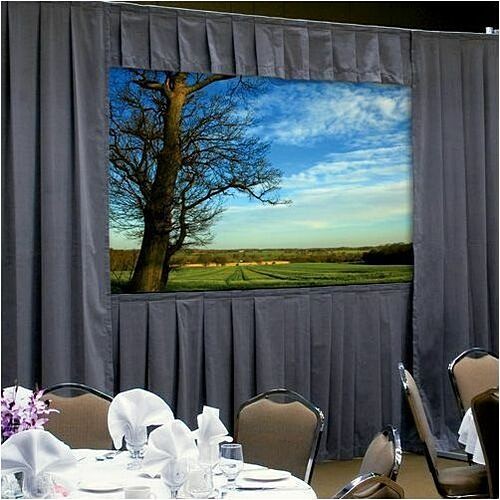 Da-Lite 36524GRP Projection Screen Accessories Da-lite Fast-fold Deluxe Drapery Presentation Kits (36524grp) 717068506732