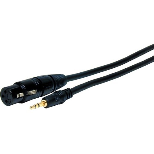 Comprehensive Cable XLRJ-MPS-6ST Cables Standard Series Xlr Jack To Stereo 3.5mm Mini Plug Audio Cable 6ft Xlrjmps6st 641676228444