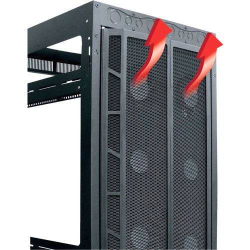 Middle Atlantic MW-CFRD-45 Air Filters Middle Atlantic High Cfm Split Rear Door, 45 Ru Racks - 1320 Cfm - Rack-mountable - Black - It - Bla Mwcfrd45 656747100581