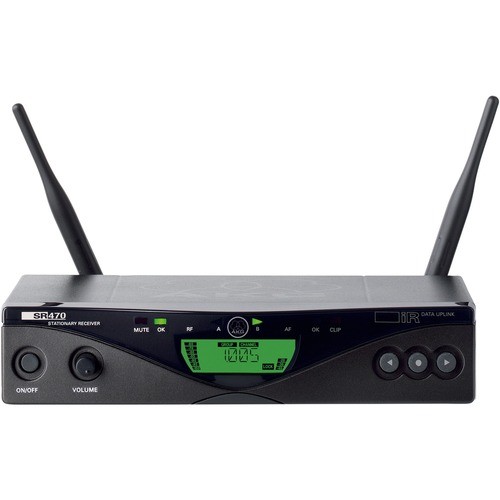 Harman Pro 3300H00150 Wireless Microphone Systems Akg Sr470 Band7 Professional Wireless Stationary Receiver - 500.10 Mhz To 530.50 Mhz Operating Frequ 885038029410