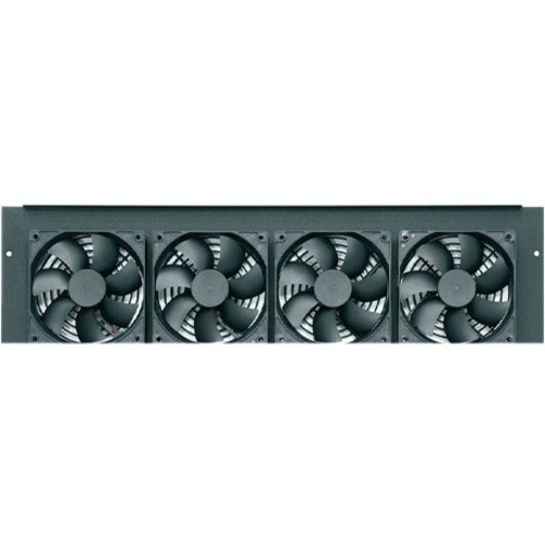 Middle Atlantic IBGR-276FT Roof Mounted Fan Kits Middle Atlantic Ibgr-276ft Fan Tray - 4 Fan - 276 Cfm - Black Ibgr276ft 656747187841