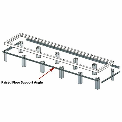 Middle Atlantic BANGLE-5 Rack Equipment Middle Atlantic Support Angles, 5 Bay, 27-32 Inch Deep Bgr Racks - Black Powder Coat - Steel (bangle Bangle5 656747142215