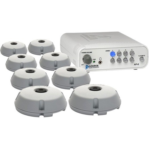 Louroe Electronics LE-395 Miscellaneous Kits Eight Zone Base Station W/verifact A Mic (le-395) Le395 785583003951