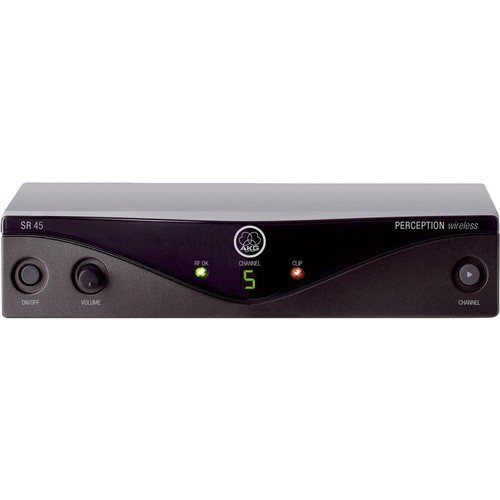 Harman Pro 3245H00010 Wireless Microphone Systems Akg Sr45 Band-a High-performance Wireless Stationary Receiver - 530 Mhz To 560 Mhz Operating Frequen 885038027669