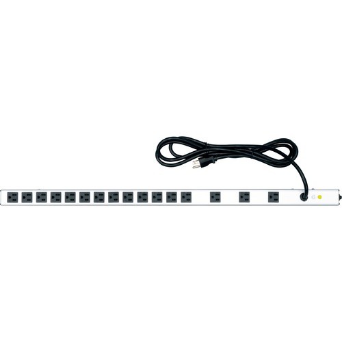 Middle Atlantic PWR-16-V Power Strips Middle Atlantic Essex Power Strip, 16 Outlet - Nema 5-15p - 16 X Nema 5-15r - 9 Ft Cord - 15 A Curre Pwr16v 656747240157