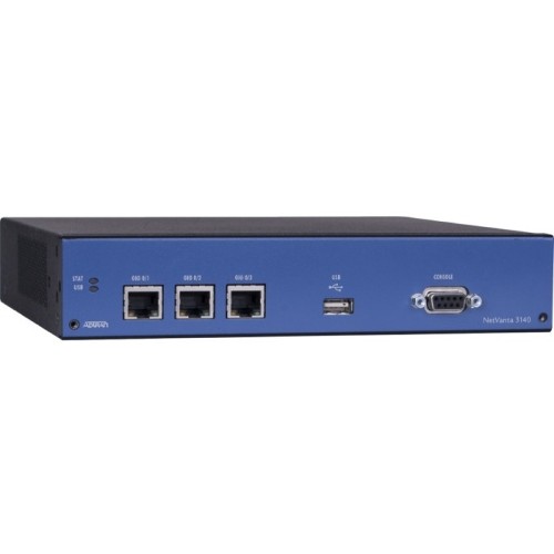 Adtran 1700341F1 Routers & Gateways Adtran Netvanta 3140 Fixed Port Secure Access Ethernet Router - 3 Ports - 3 Rj-45 Port(s) - Manageme 607565039607