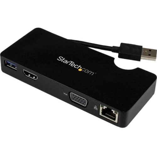 Startech USB3SMDOCKHV Docking Stations Travel Docking Station For Laptops - Hdmi Or Vga -usb 3.0 065030858281