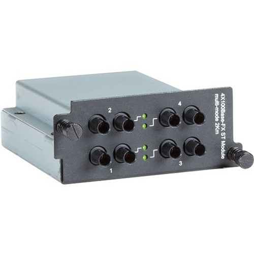 Black Box LE2711C Switch Modules Black Box Fast Ethernet (100-mbps) Extreme Temperature Switch Module - (4) 100-mbps Multimode Fiber, 098379254711