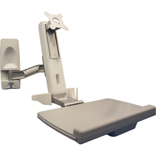 Amer Networks AMR1WS Mounting Kits Single Arm Wall Mount Workstation (display And Keyboard) 696455066106