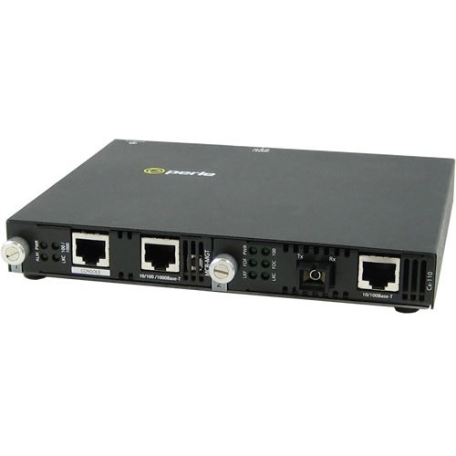 Perle Systems 05071224 Transceivers/Media Converters Smi-110-m1sc2d - 10/100 Fast Ethernet Ip Managed Media And Rate Converter 734660712248