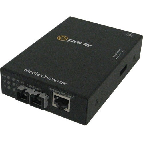 Perle Systems 05040864 Transceivers/Media Converters S-1110-m1sc05d - 10/100/1000 Gigabit Ethernet Media And Rate Converter 734660408646