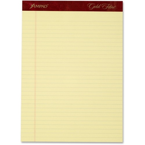 Tops 20032R Pads & Notebooks Gold Fibre Premium Rule Writing Pads - Letter TOP20032 012534200320